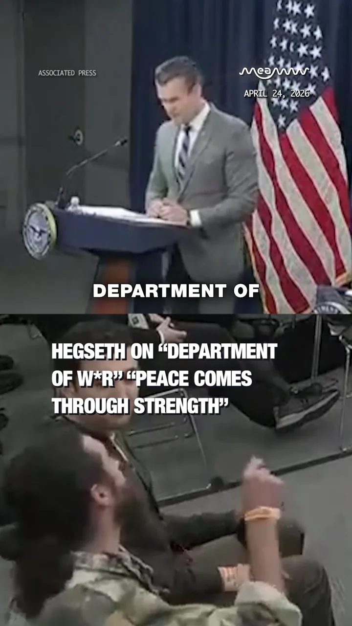 Hegseth on “Department of War” “Peace Comes Through Strength”
