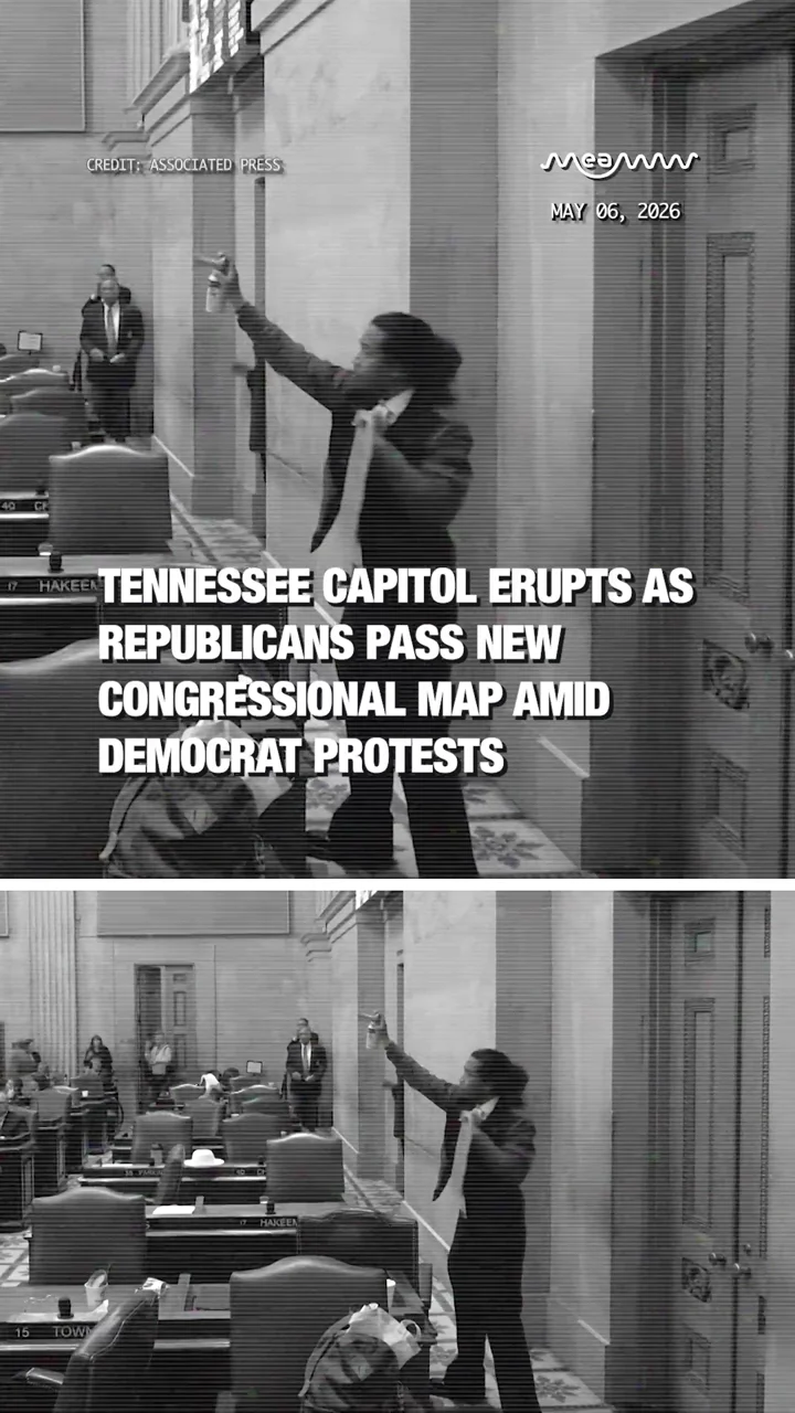 Tennessee Capitol Erupts as Republicans Pass New Congressional Map Amid Democrat Protests