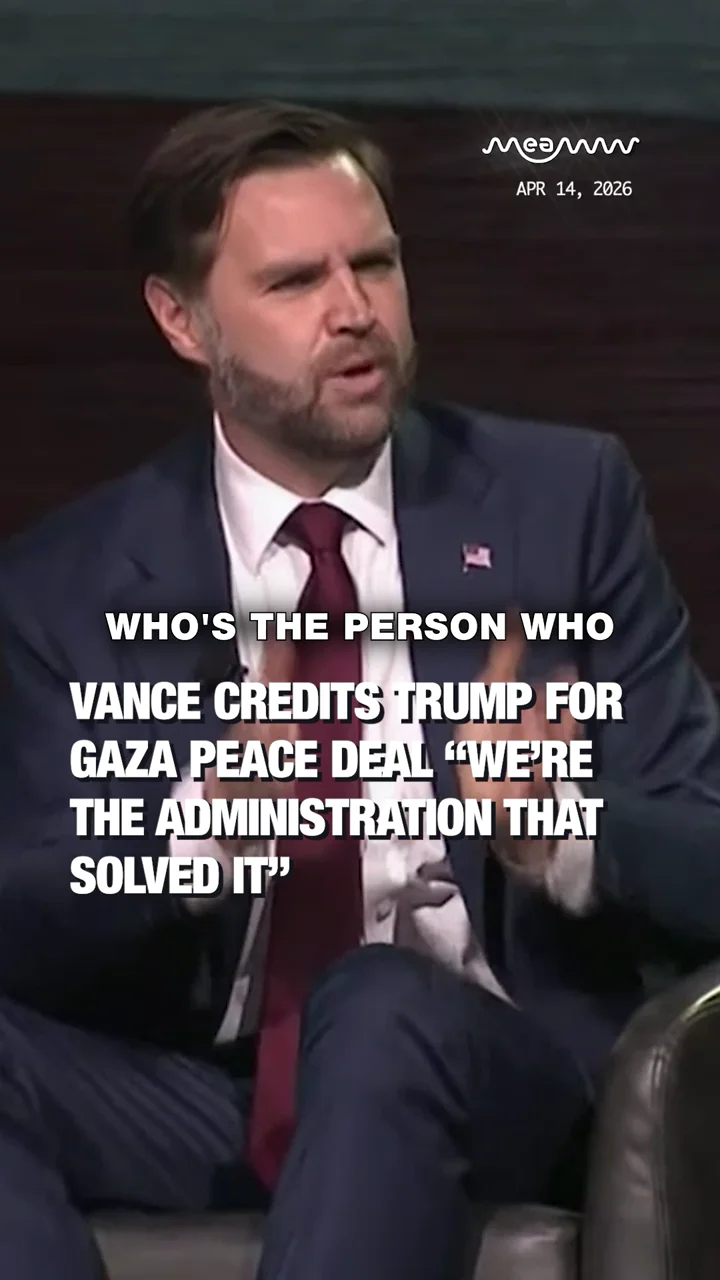 Vance Credits Trump for Gaza Peace Deal “We’re the Administration That Solved It”