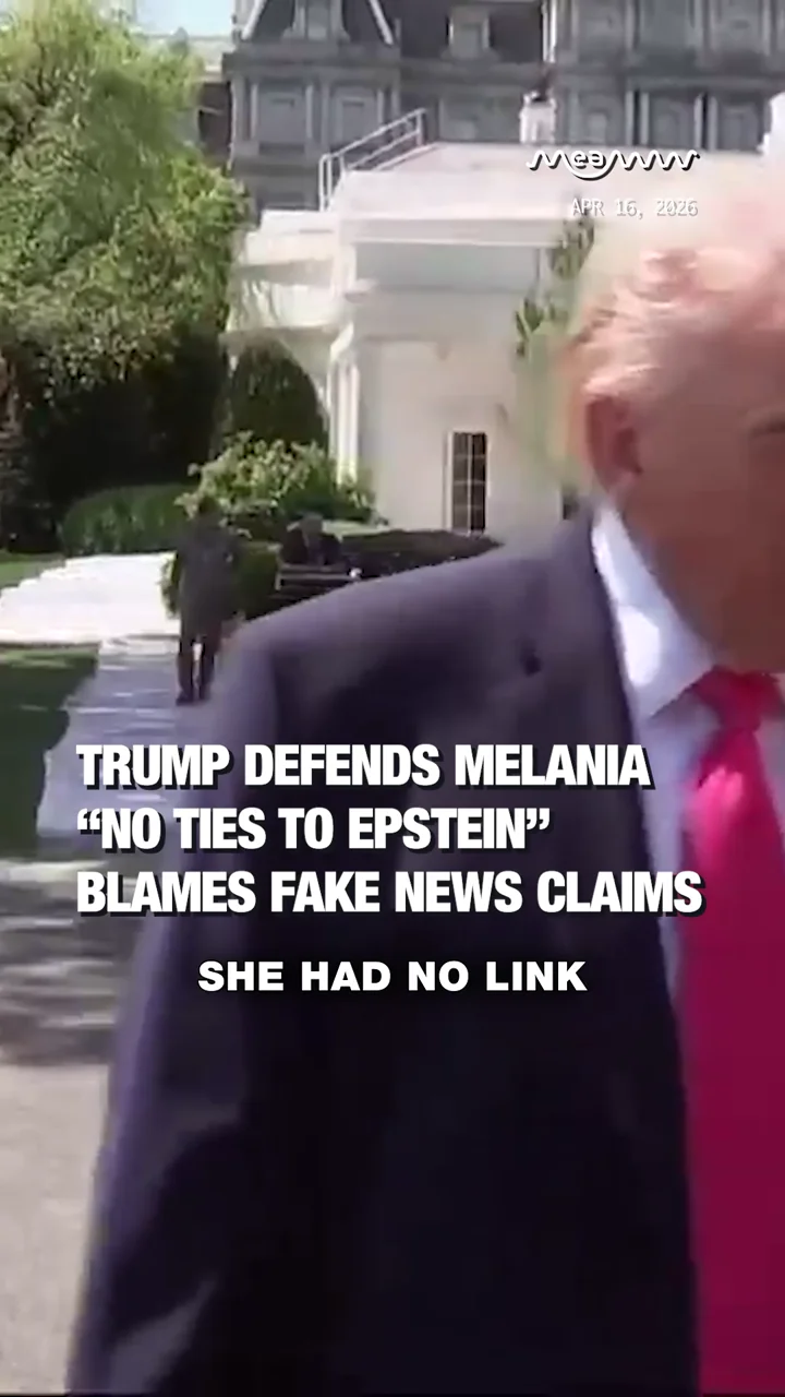 Trump Defends Melania “No Ties to Epstein” Blames Fake News Claims