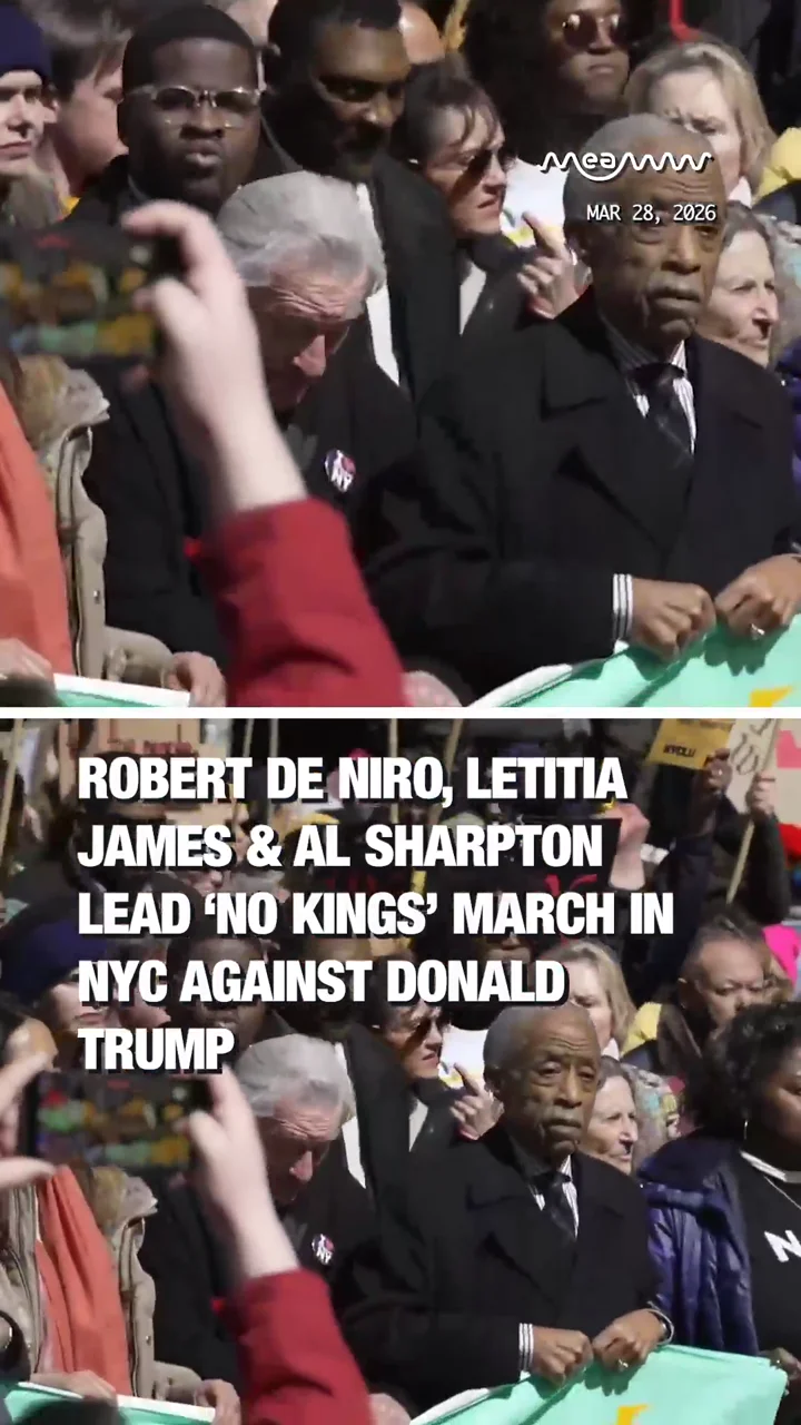 Robert De Niro, Letitia James & Al Sharpton Lead ‘No Kings’ March in NYC Against Donald Trump
