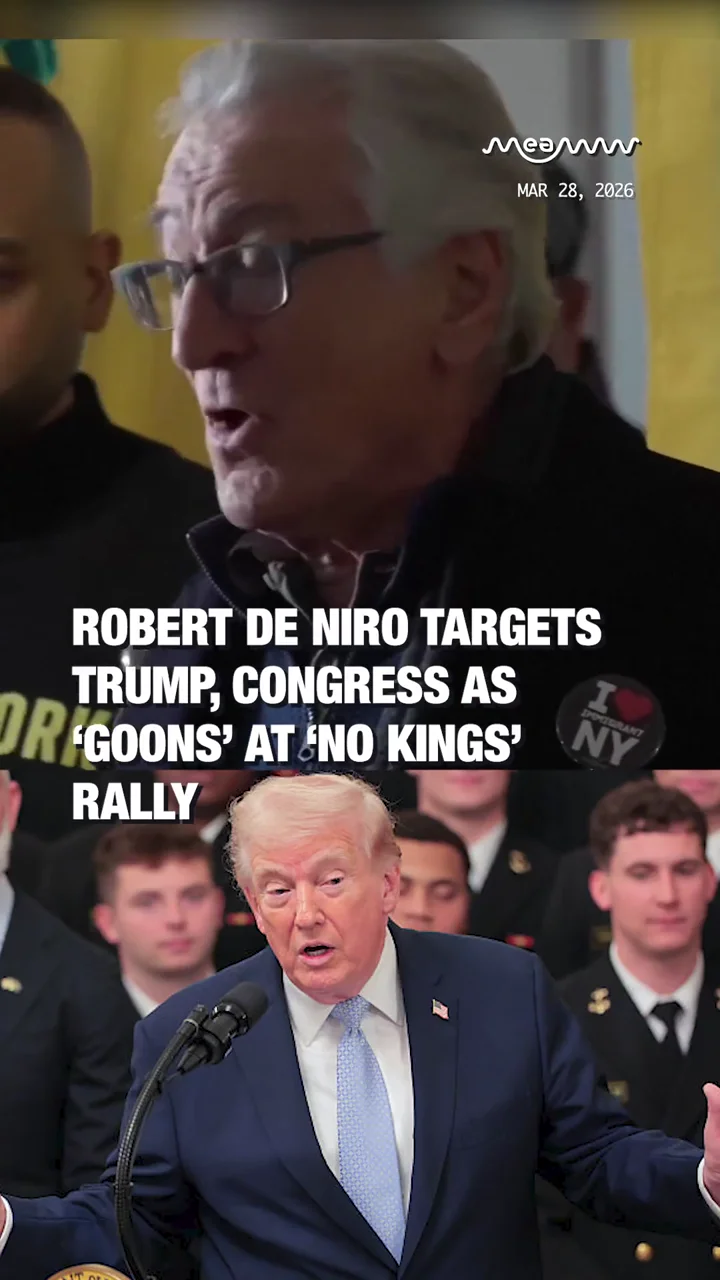 Robert De Niro Targets Trump, Congress as ‘Goons’ at ‘No Kings’ Rally