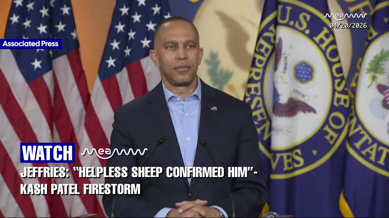 "You Voted to Confirm Him" — Jeffries Destroys Republicans Who Now Distance Themselves From Kash Patel
