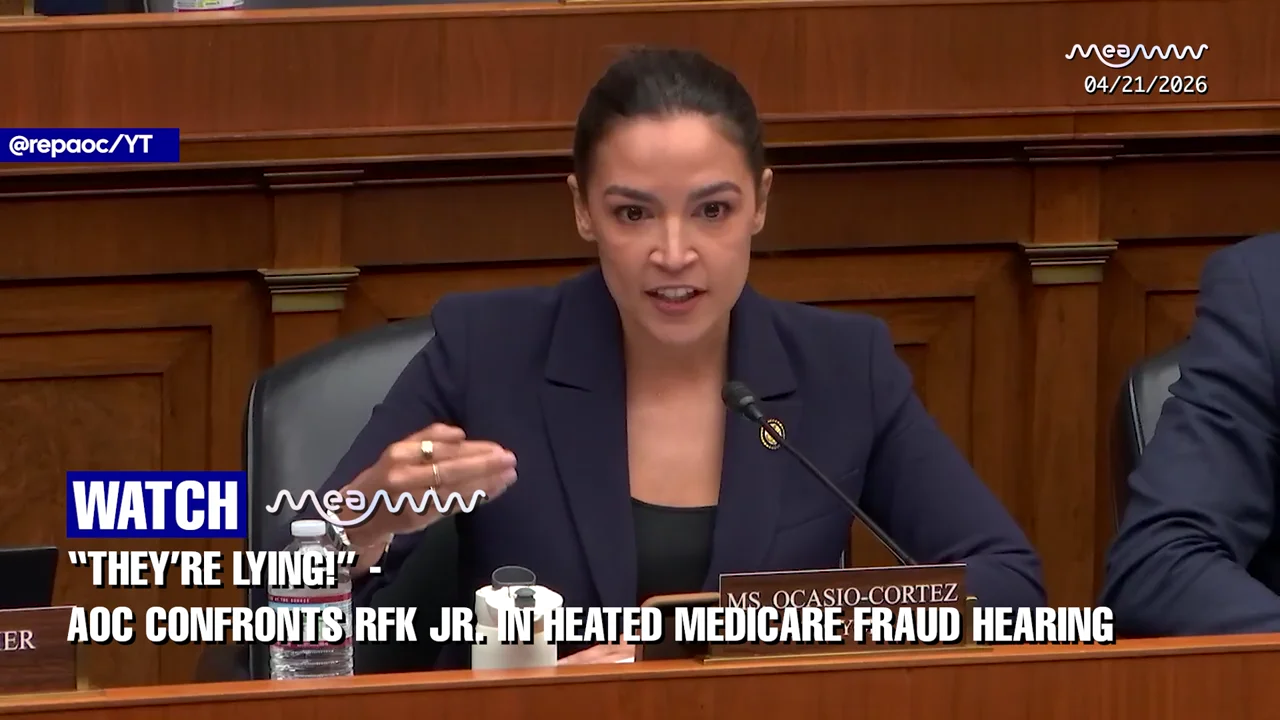 BREAKING: AOC Confronts RFK Jr. Over $13 Billion Medicare Payout to Corporations Stealing $80 Billion