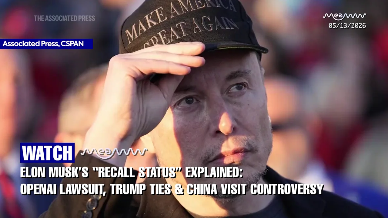 WATCH: Elon Musk's Legal War With OpenAI Explodes as China Visit Draws Fire