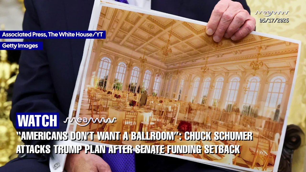 "Americans Don't Want A Ballroom" - Schumer Draws Battle Line After Senate Blocks Trump's Plan