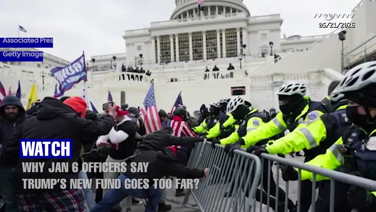 Watch - January 6 Police Officers Sue to Block Trump’s $1.776 Billion DOJ Payout Fund