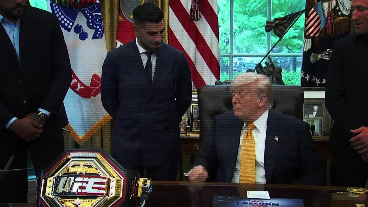 “I HAVE A FALSE IMAGE”: Trump’s Hilarious & Heartfelt Reply to Ilia Topuria!