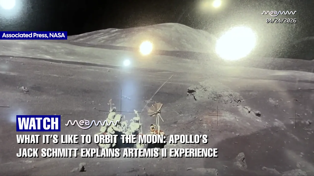 WATCH - Apollo Legend Jack Schmitt Explains What Artemis II Crew Just Experienced