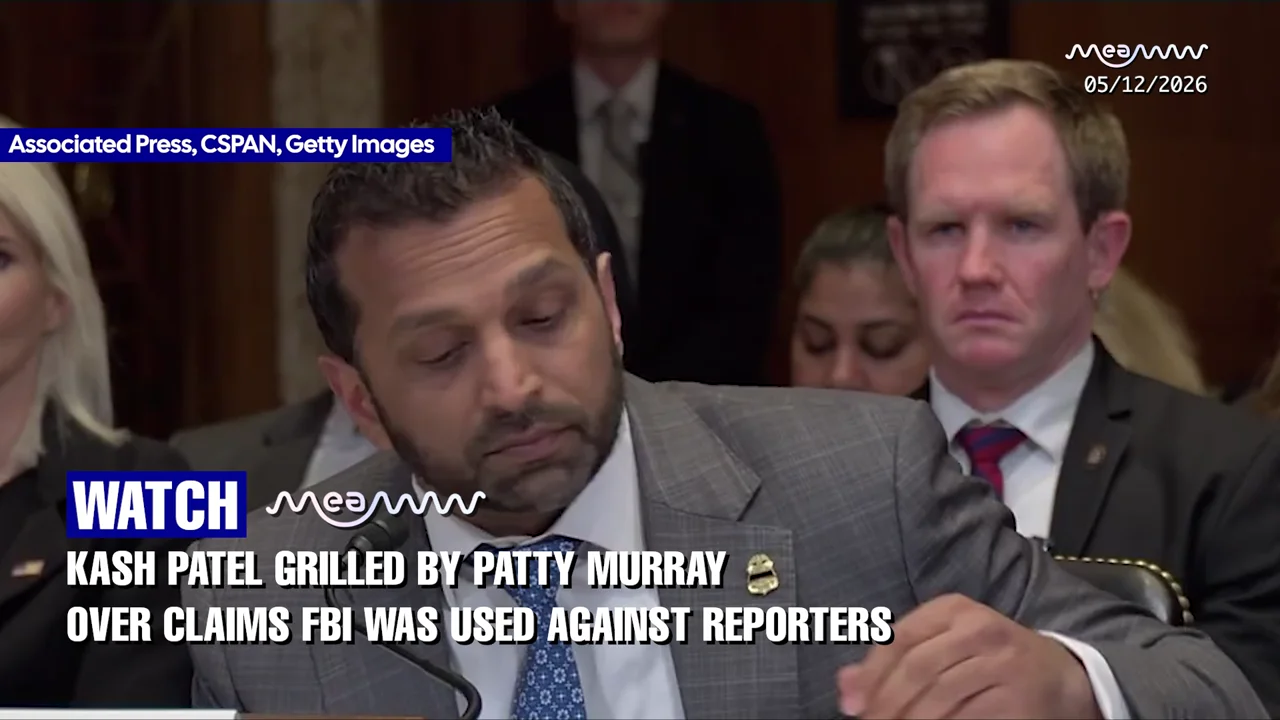 "FBI Used to Track Reporters?" - Patty Murray Grills Kash Patel in Explosive Senate Hearing