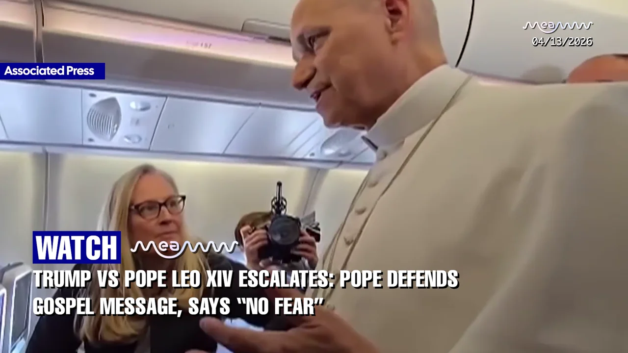 "Blessed Are the Peacemakers" — Pope Leo XIV Fires Back at Trump: "I Will Not Shy Away" From the Gospel of Peace