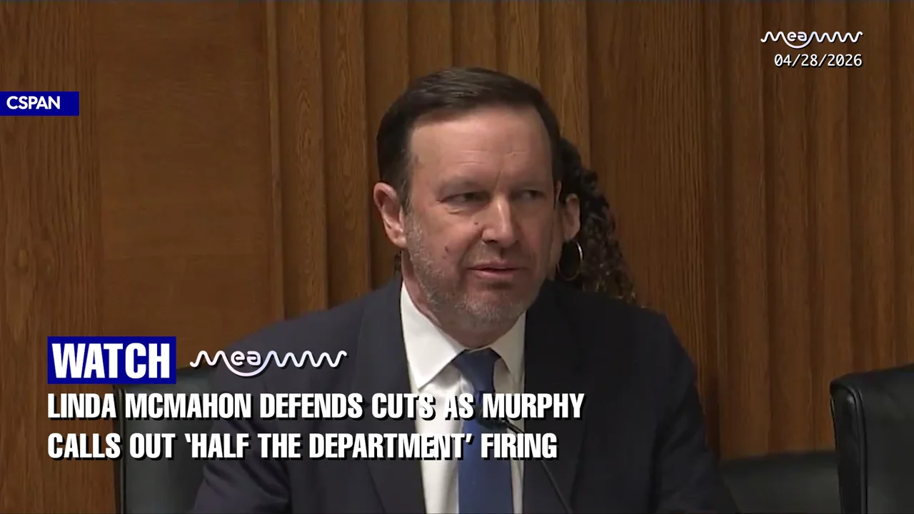 “You Fired Half the Department!” – Murphy Grills Education Sec. Linda McMahon in Viral Hearing!
