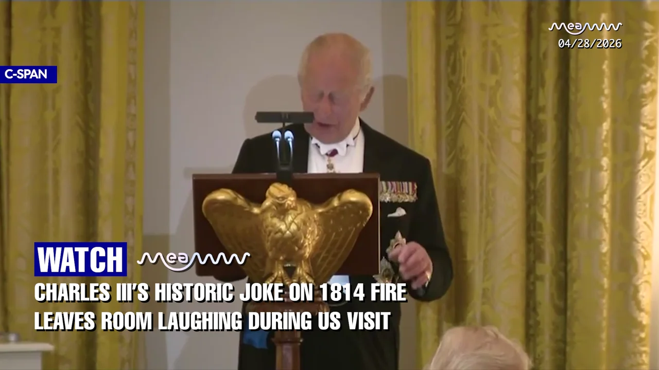 King Charles III Roasts Trump’s Ballroom With 1814 Fire Joke!