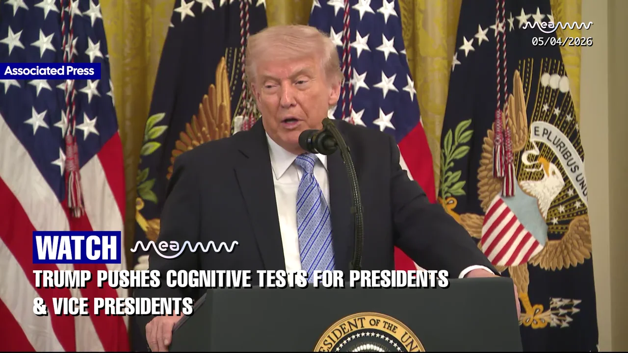 BREAKING! : Trump Demands Cognitive Tests for All Presidents!