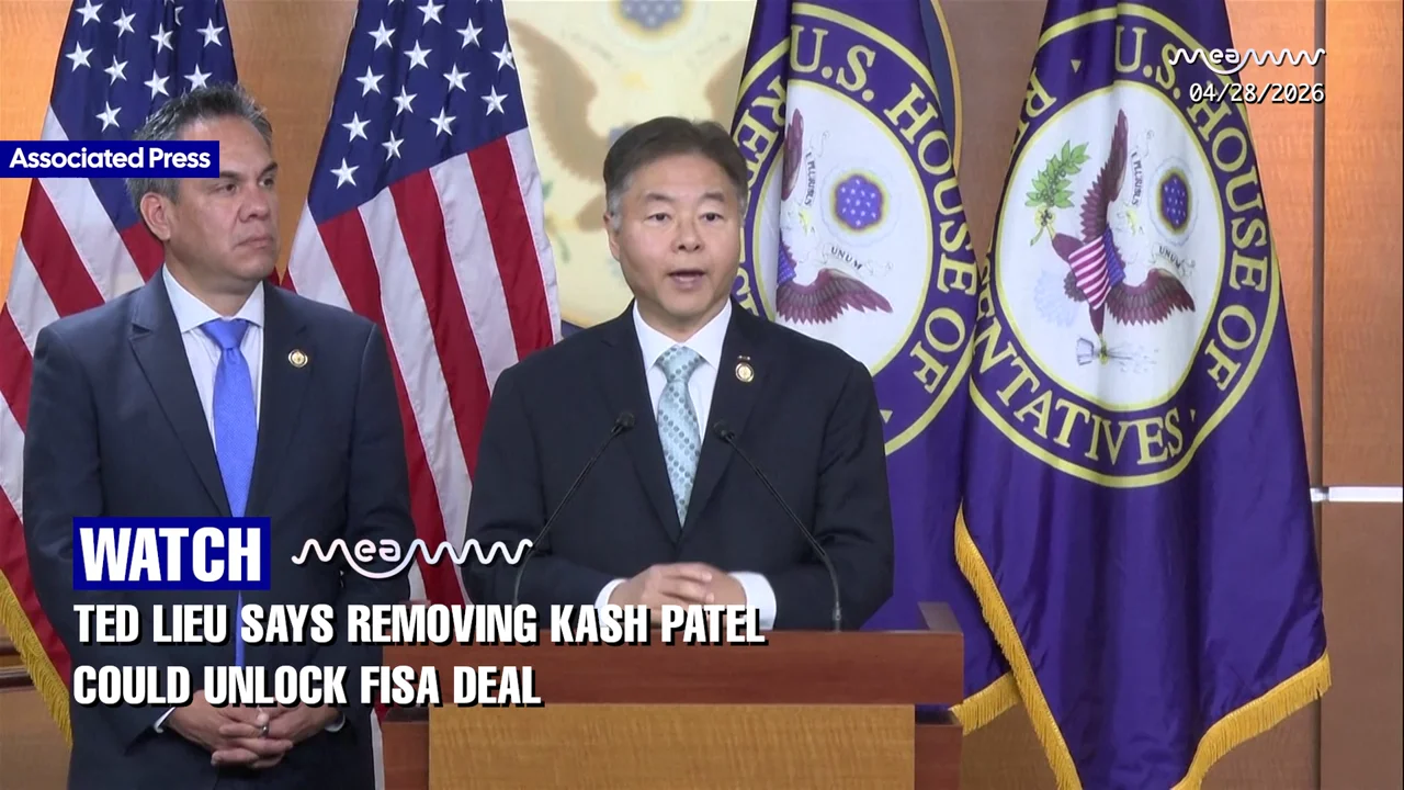 “WE CAN’T TRUST HIM”: Ted Lieu Exposes Kash Patel’s FBI Database Abuse!