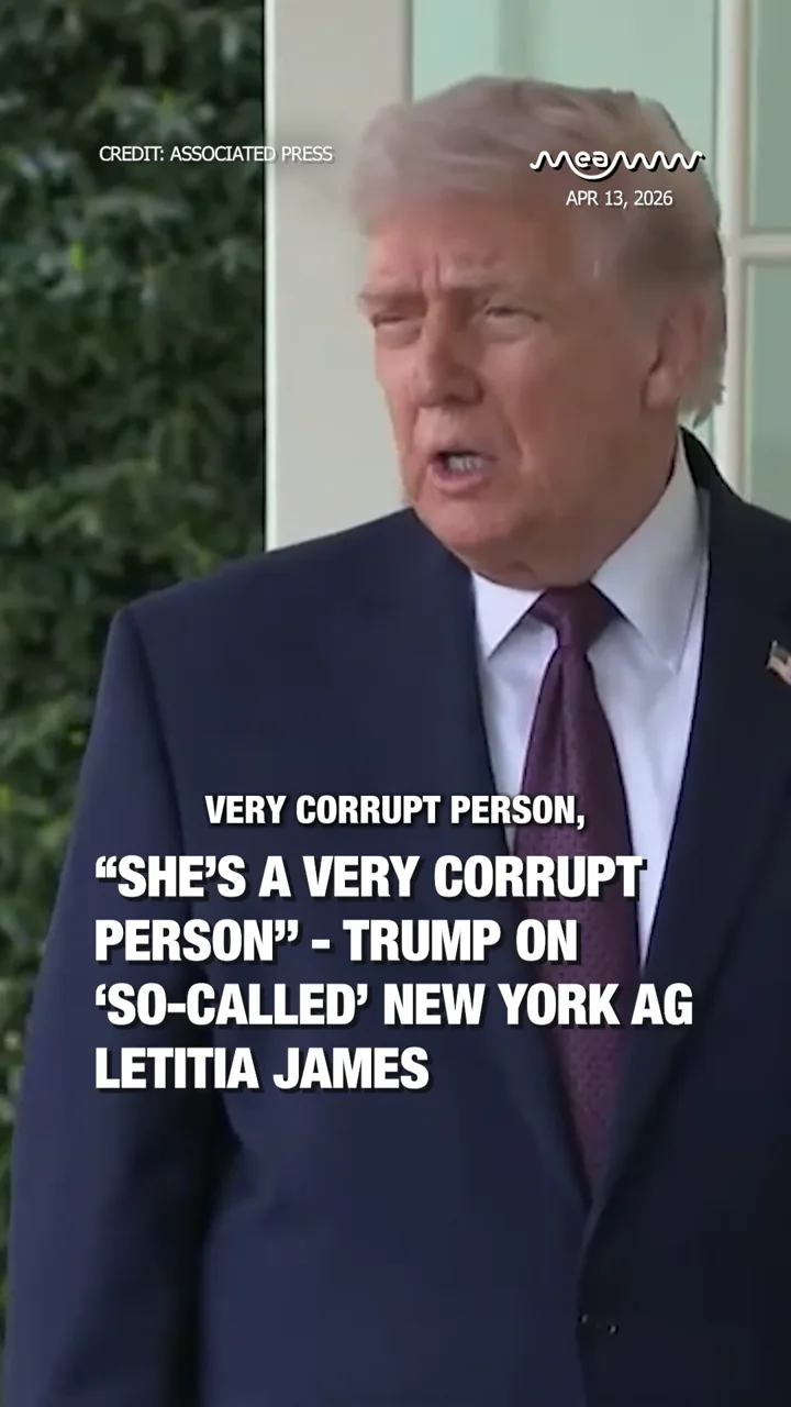 President Trump on ‘so-called’ New York AG Letitia James - ”She’s a very corrupt person”
