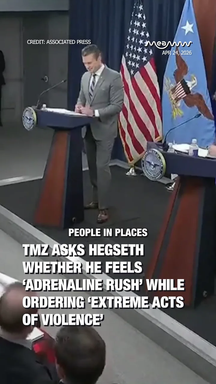 TMZ asks Hegseth whether he feels ‘adrenaline rush’ while ordering ‘extreme acts of violence’