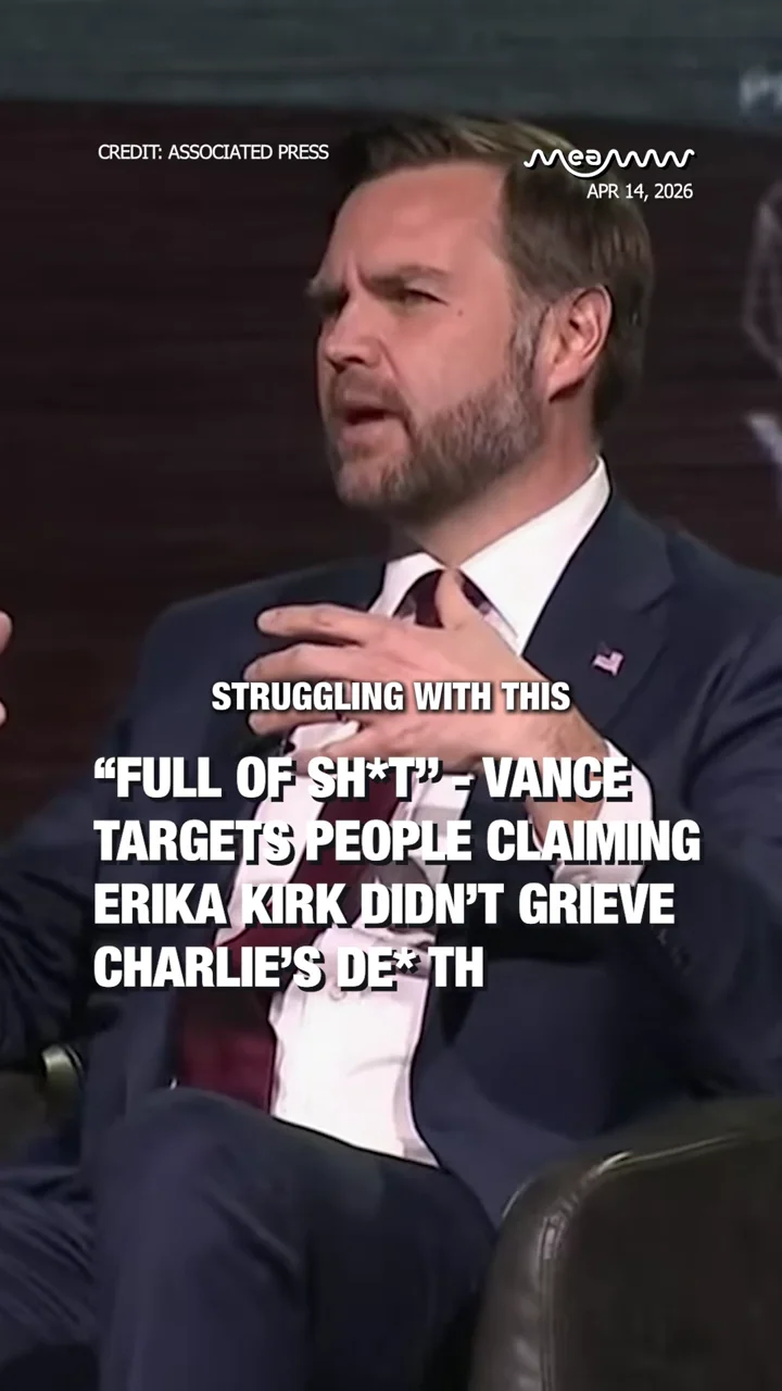 ”Full of sh*t” - Vance targets people claiming Erika Kirk didn’t grieve Charlie’s de*th