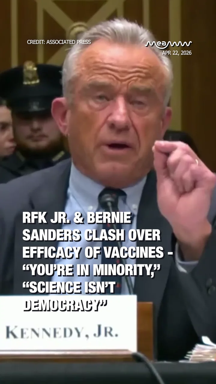RFK Jr. & Bernie Sanders clash over efficacy of vaccines - “You’re in minority,” “Science isn’t democracy”