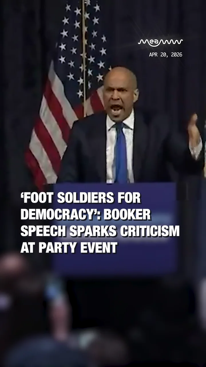 ‘Foot Soldiers for Democracy’: Booker Speech Sparks Criticism at Party Event