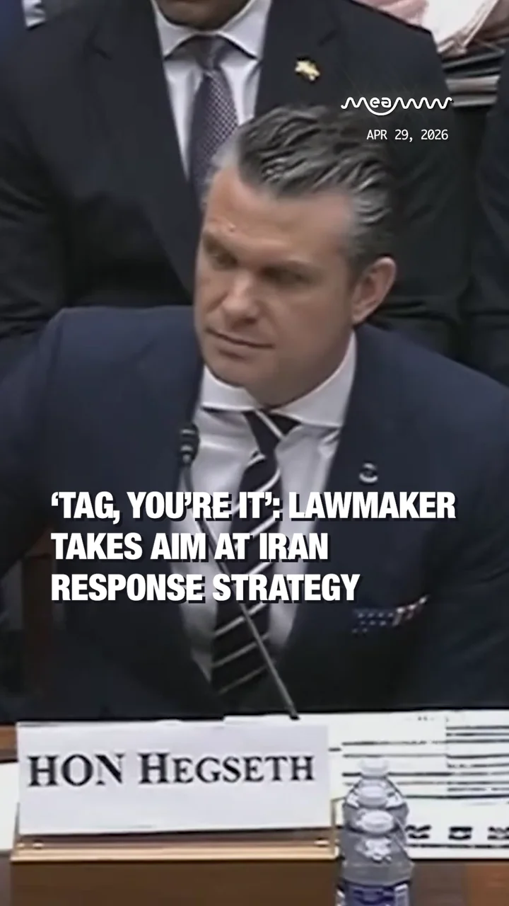‘Tag, You’re It’: Lawmaker Takes Aim at Iran Response