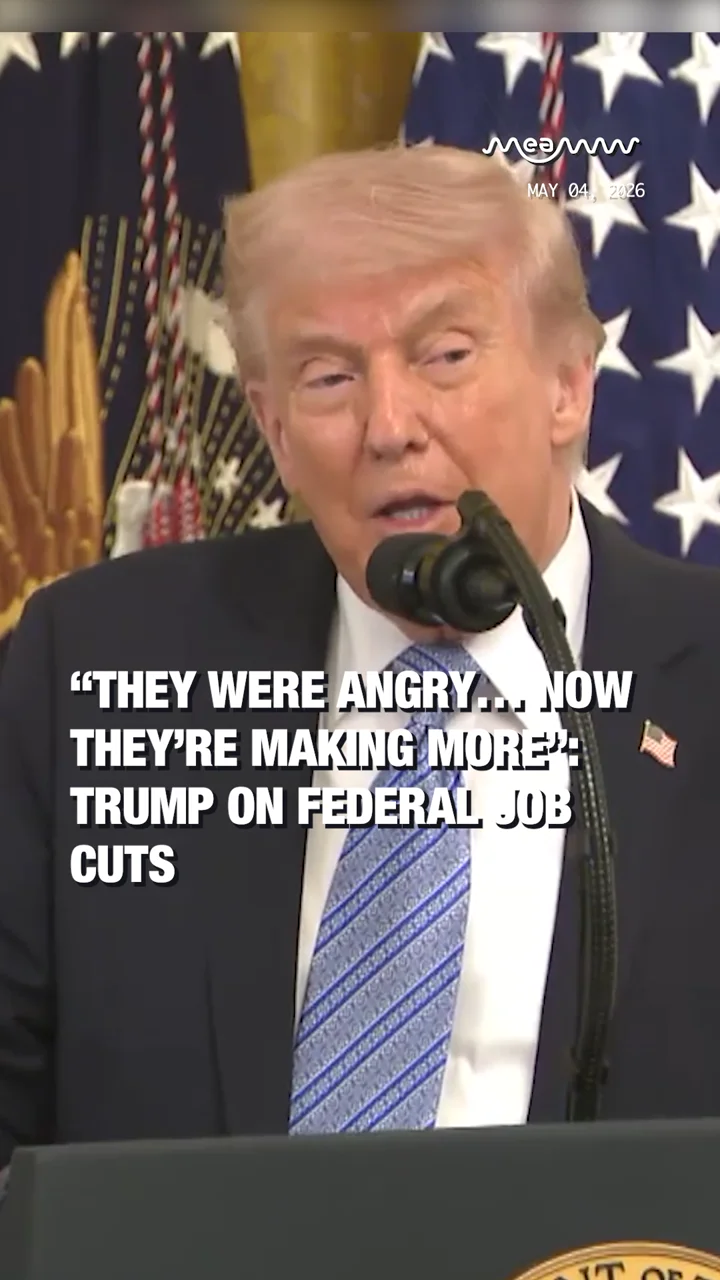 “They Were Angry… Now They’re Making More”: Trump on Federal Job Cuts
