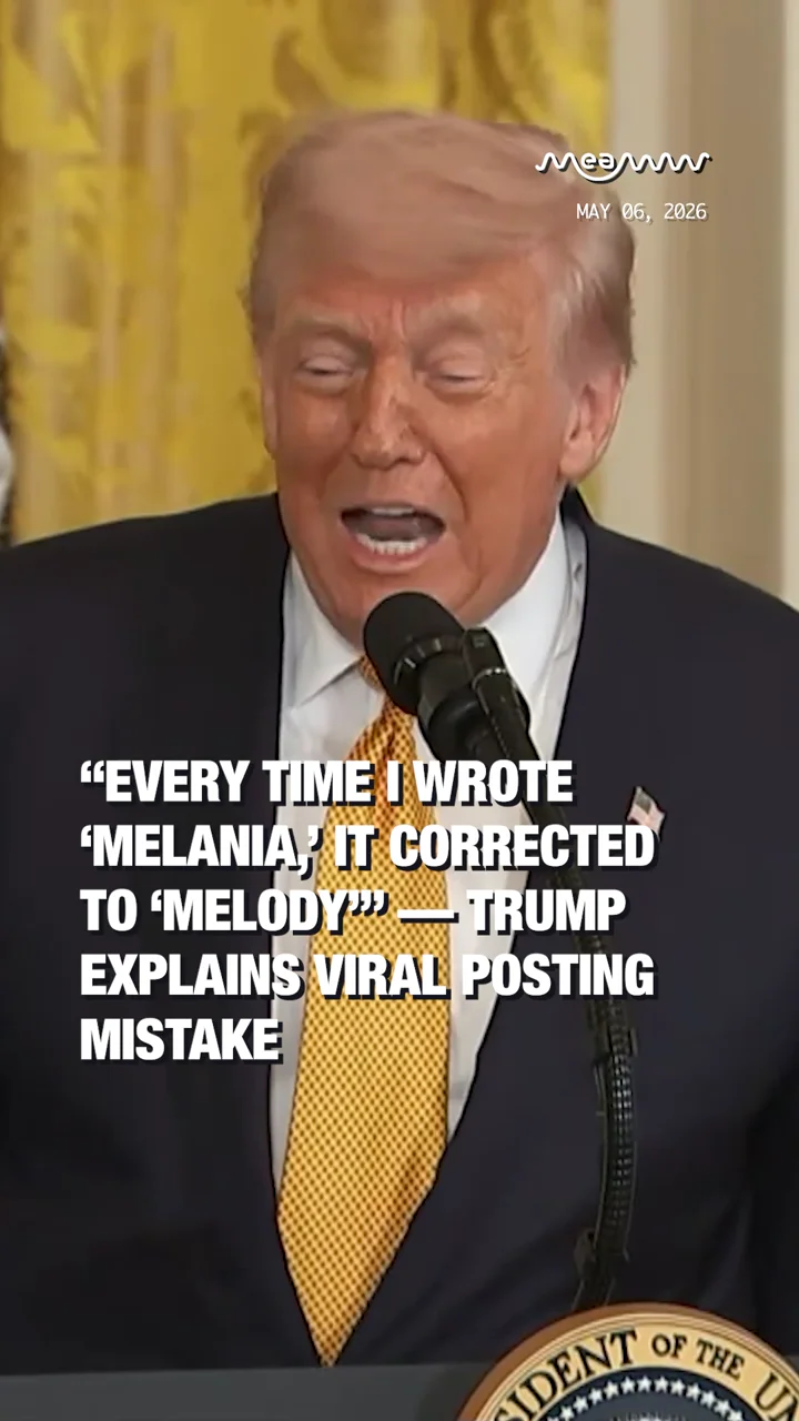 “Every Time I Wrote ‘Melania,’ It Corrected to ‘Melody’” — Trump Explains Viral Posting Mistake