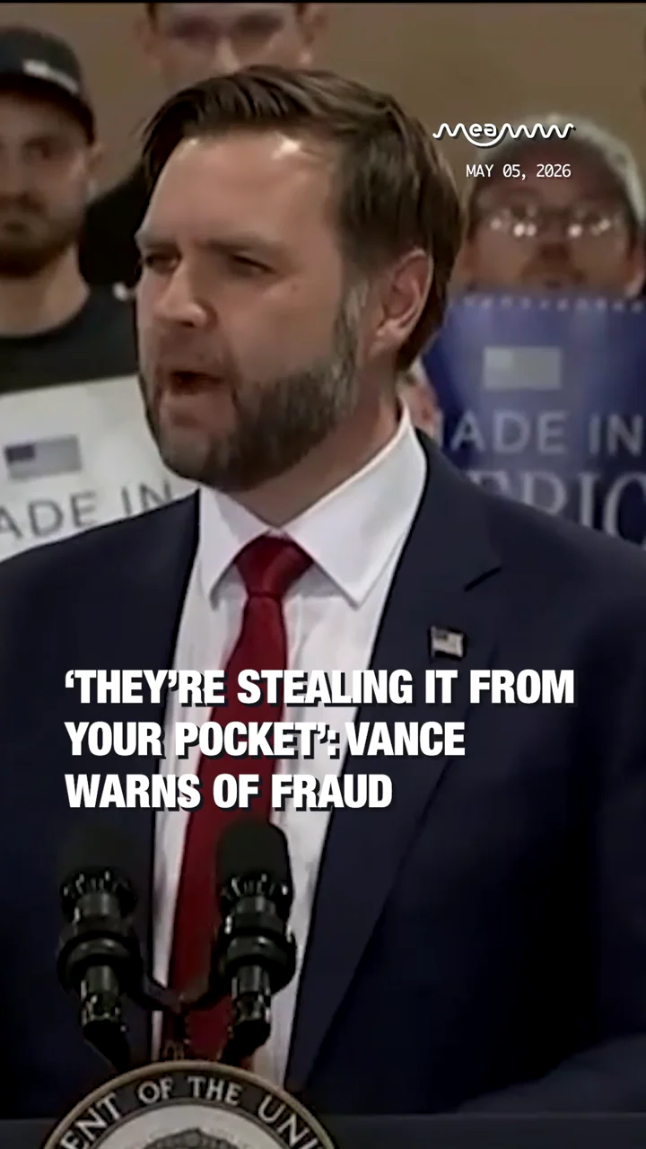 ‘They’re Stealing It From Your Pocket’: Vance Warns of Fraud