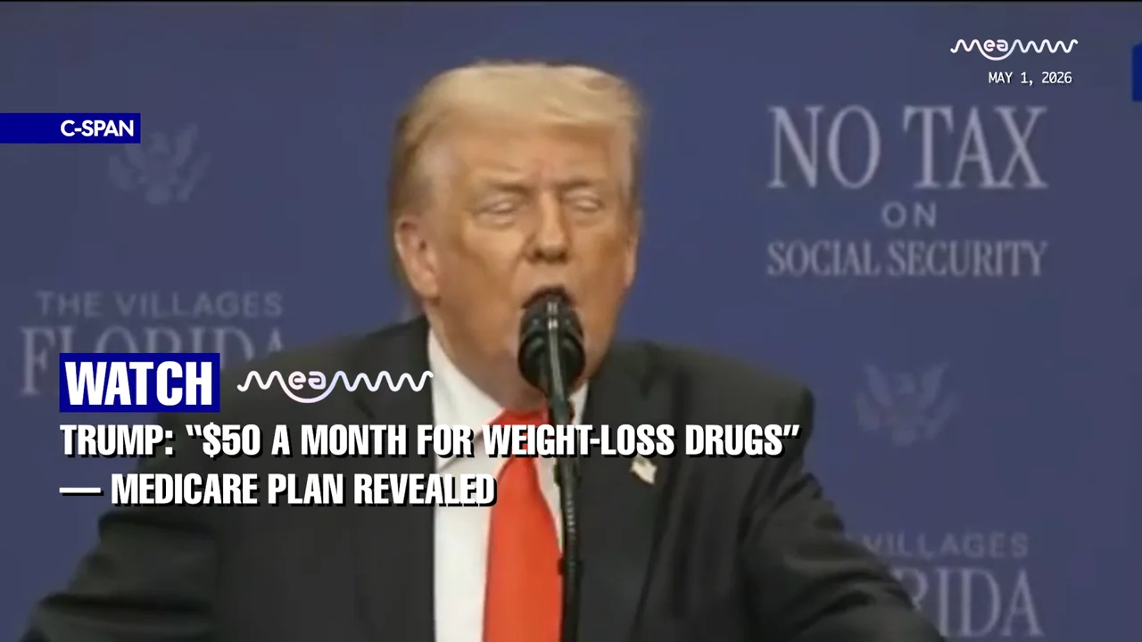 BREAKING! : Trump Announces $50 Monthly Weight-Loss Drugs for Medicare in Historic Healthcare Move