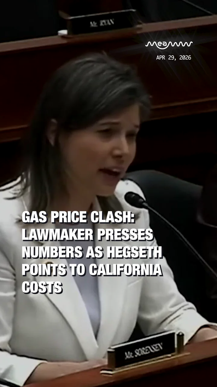 Gas Price Clash: Lawmaker Presses Numbers as Hegseth Points to California Costs