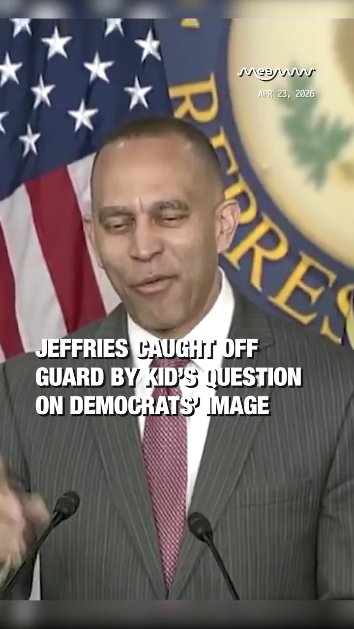 Jeffries Caught Off Guard by Kid’s Question on Democrats’ Image