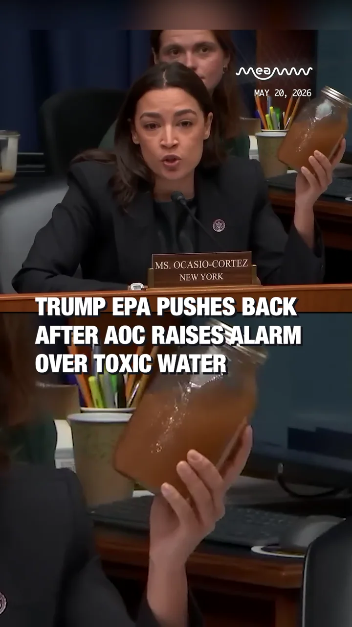 Trump EPA Pushes Back After AOC Raises Alarm Over Toxic Water