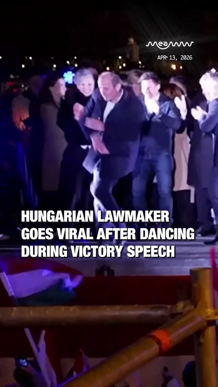 Hungarian Lawmaker Goes Viral After Dancing During Victory Speech