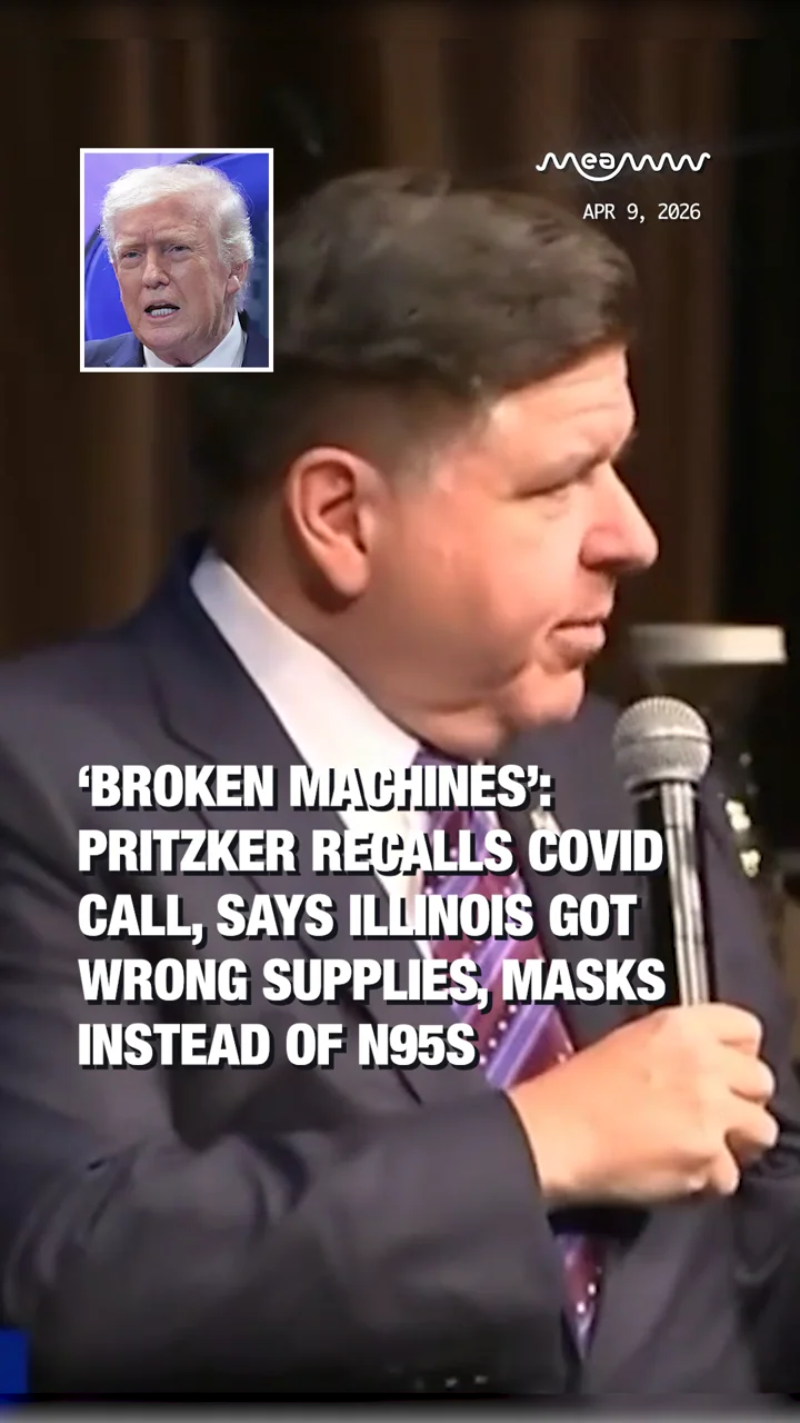 ‘Broken Machines’: Pritzker Recalls COVID Call, Says Illinois Got Wrong Supplies, Masks Instead of N95s