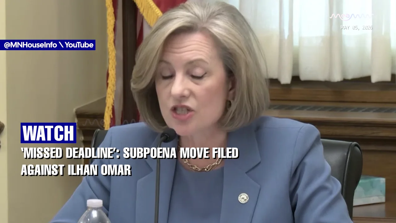 "She Never Responds , So We're Subpoenaing Her" - Committee Chair Escalates Against Ilhan Omar in Fraud Probe