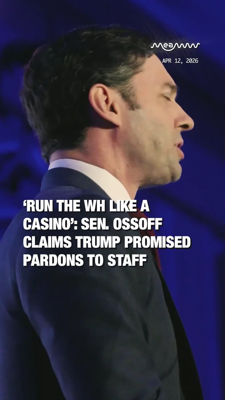 ‘Run the WH Like a Casino’: Sen. Ossoff Claims Trump Promised Pardons to Staff