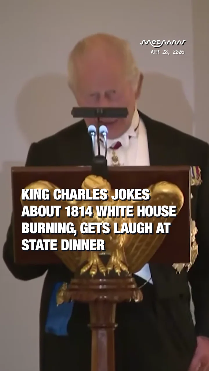 King Charles Jokes About 1814 White House Burning, Gets Laugh at State Dinner