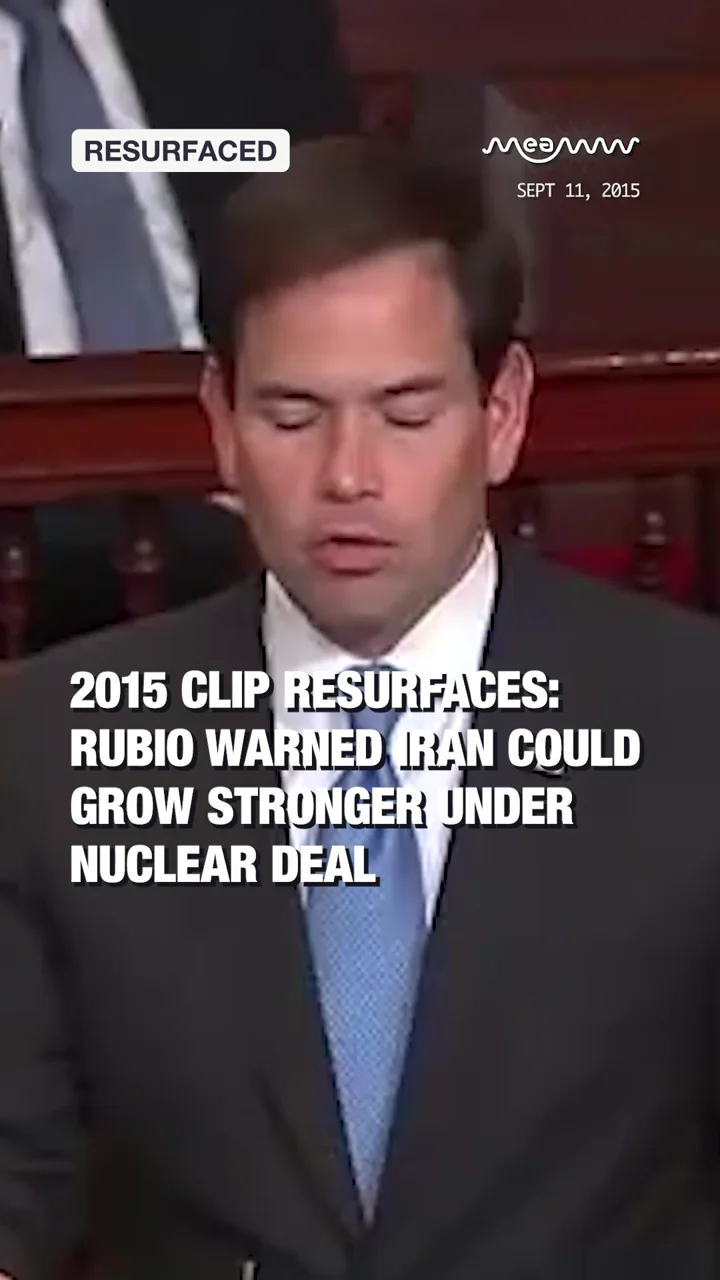 2015 Clip Resurfaces: Rubio Warned Iran Could Grow Stronger Under Nuclear Deal