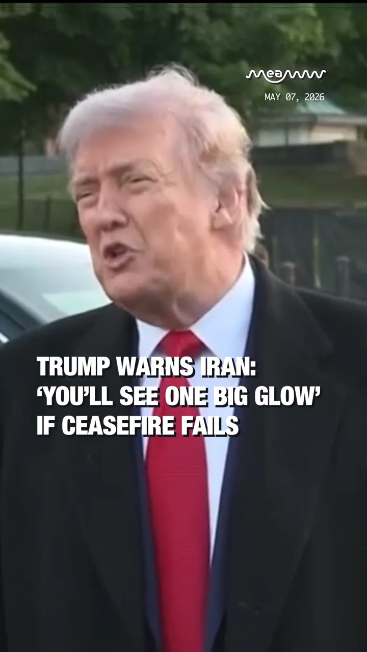 Trump Warns Iran: ‘You’ll See One Big Glow’ If Ceasefire Fails