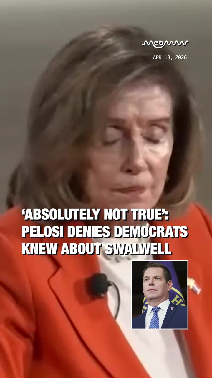 ‘Absolutely Not True’: Pelosi Denies Democrats Knew About Swalwell