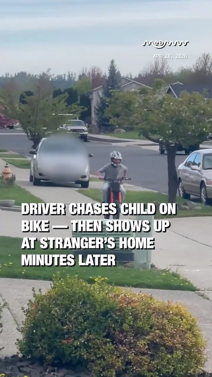 Driver Chases Child on Bike — Then Shows Up at Stranger’s Home Minutes Later
