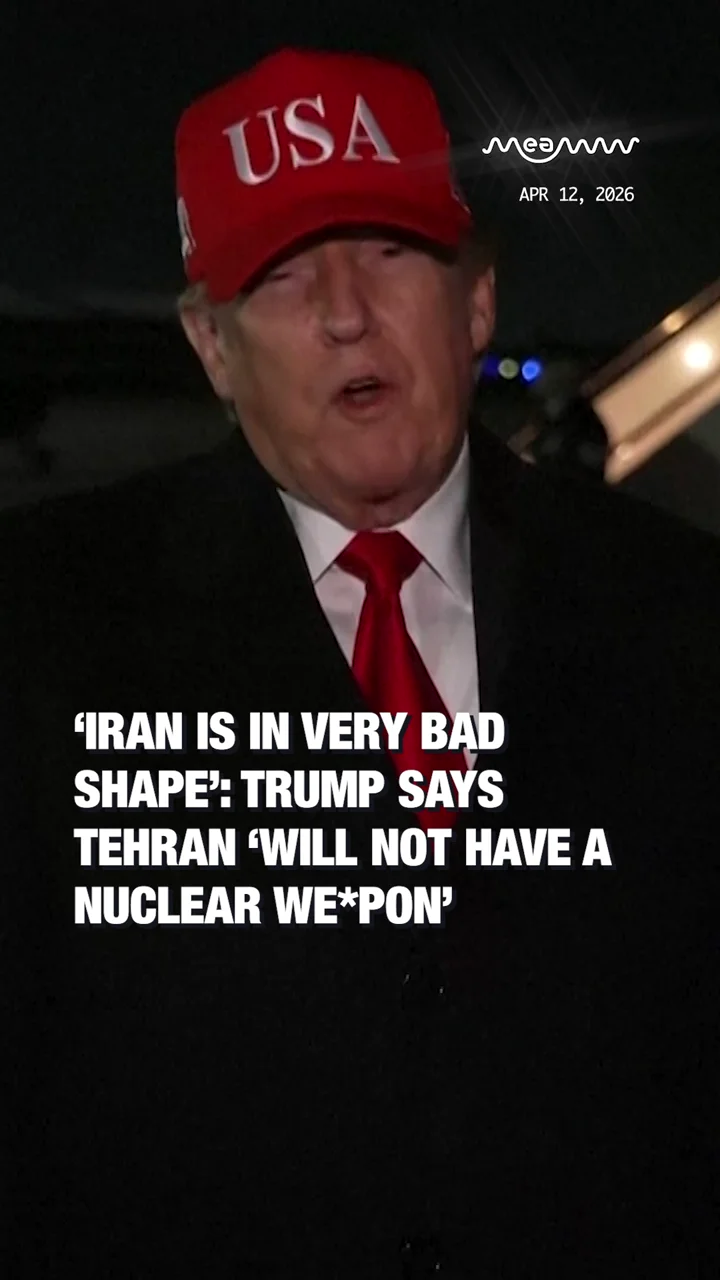 ‘Iran Is in Very Bad Shape’: Trump Says Tehran ‘Will Not Have a Nuclear We*pon’