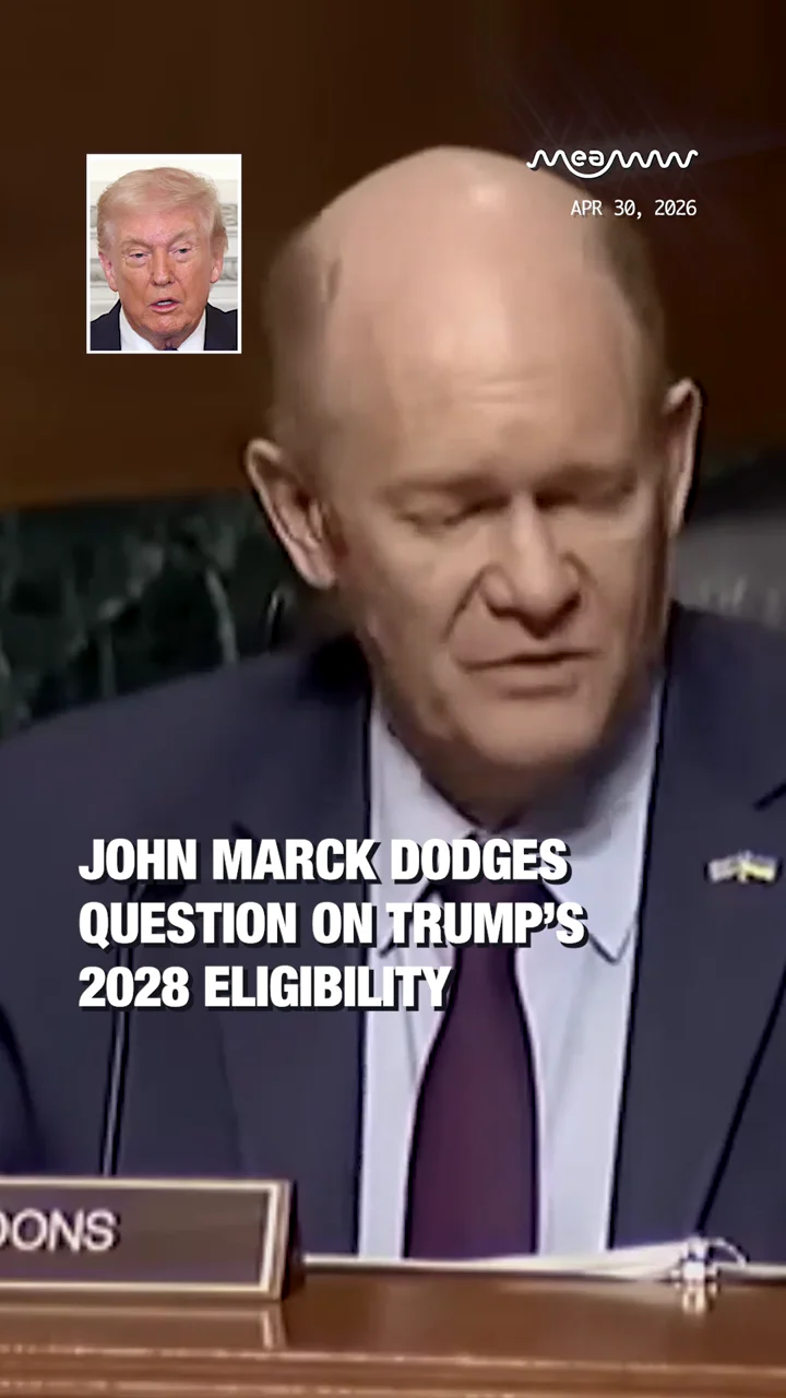 John Marck Dodges Question on Trump’s 2028 Eligibility