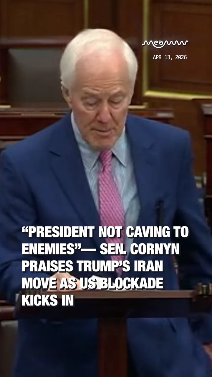 “President is not caving to our enemies”- Sen. John Cornyn Praises Trump’s Iran Strategy