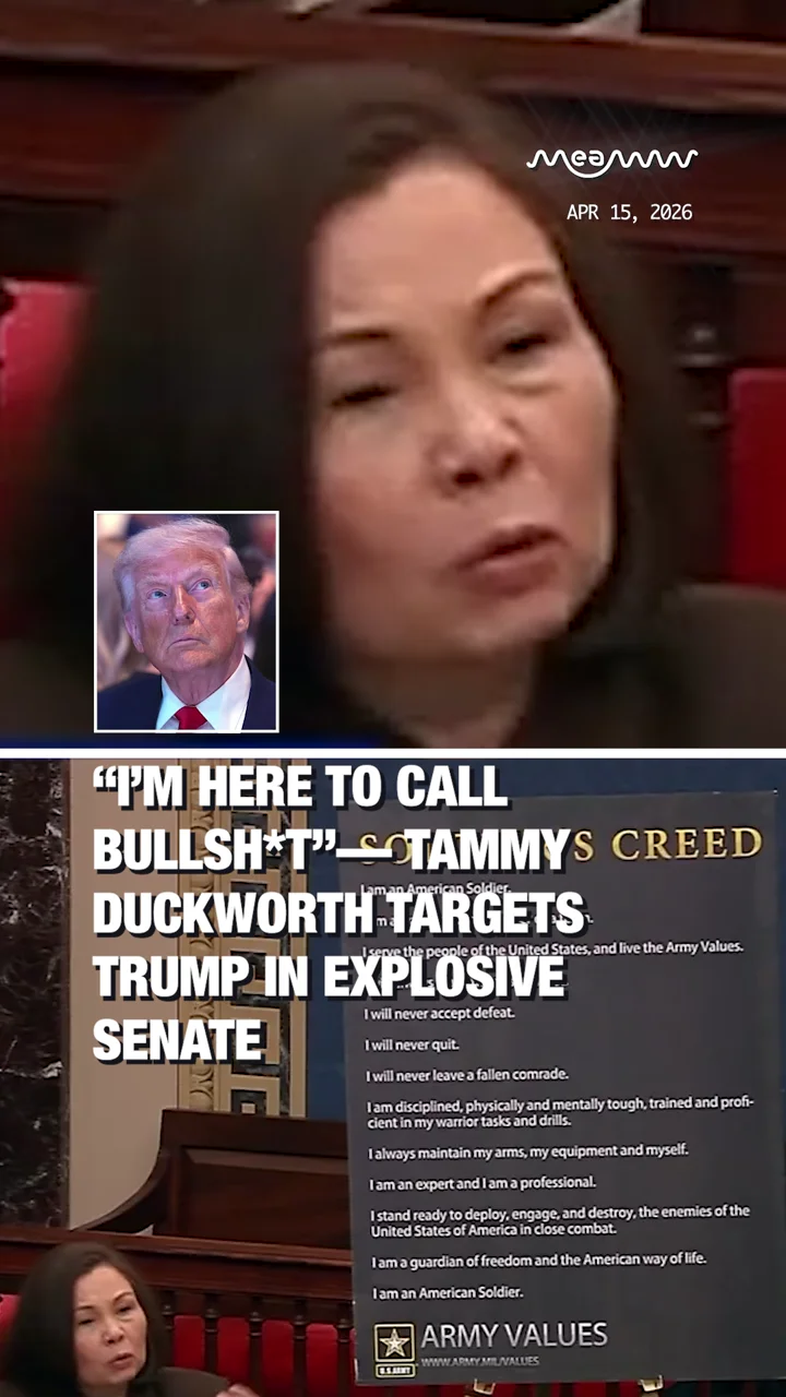 I’m Here to Call Bullsh*t”- Tammy Duckworth Targets Trump in Explosive Senate Speech