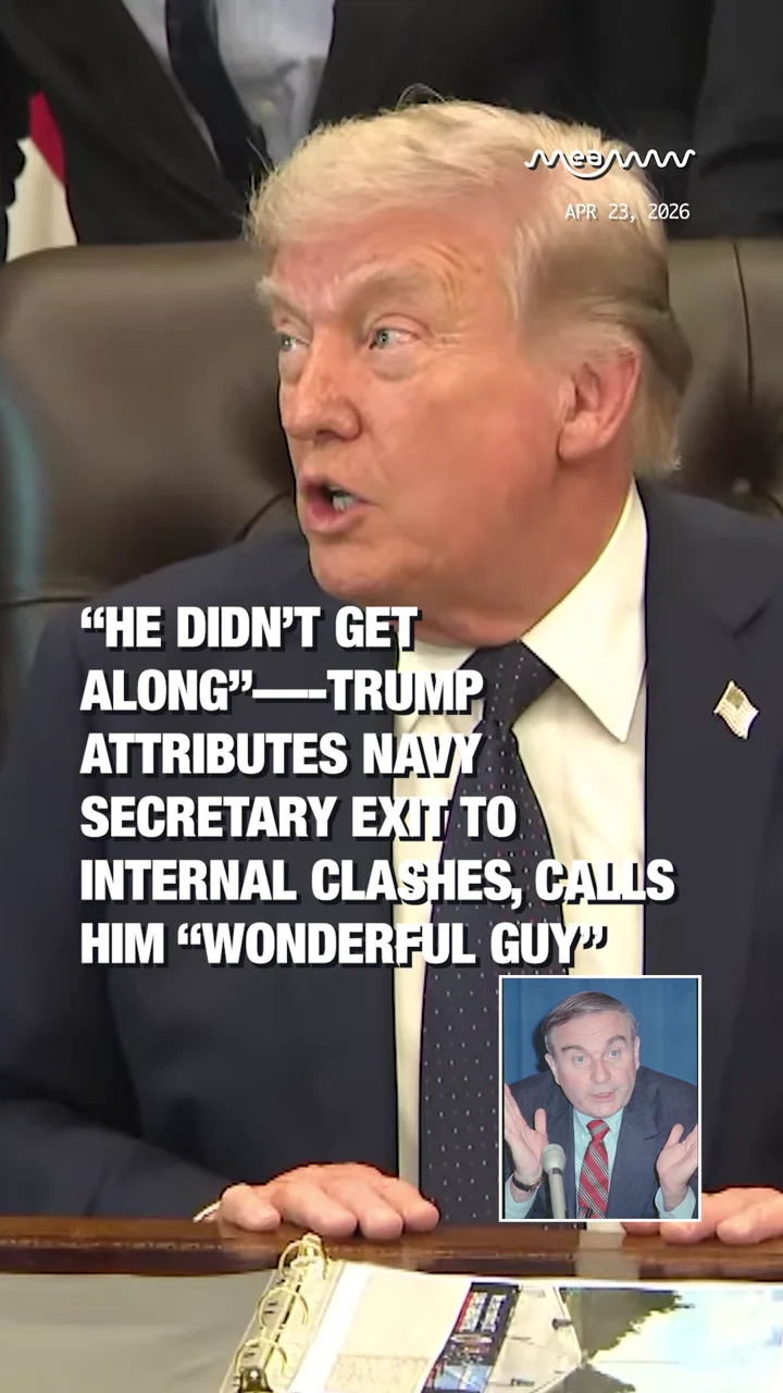 “He didn’t get along”- Trump Attributes Navy Secretary Exit to Internal Clashes, Calls Him “Wonderful Guy”