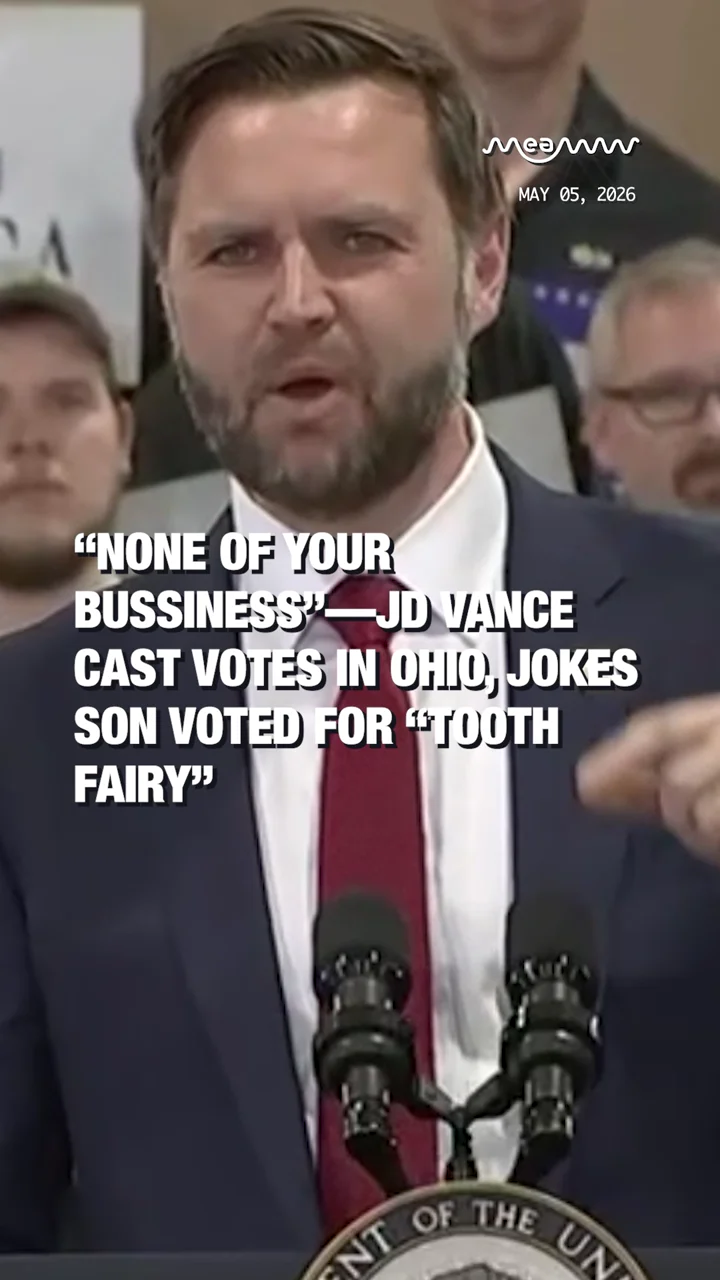 “I have to hide it from reporters” JD Vance votes in Ohio, jokes about his son’s “Tooth Fairy” pick