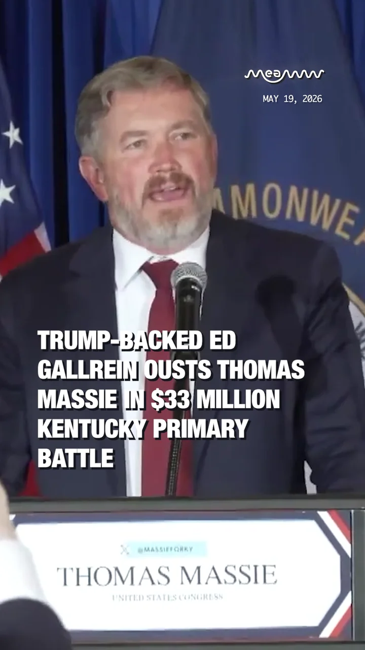 Trump-Backed Ed Gallrein Ousts Thomas Massie in $33 Million Kentucky Primary Battle