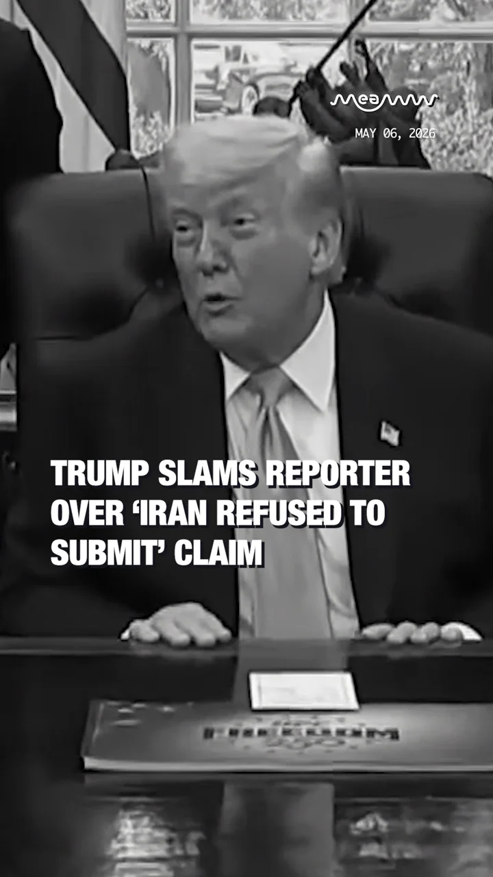 Trump Slams Reporter Over ‘Iran Refused to Submit’ Claim