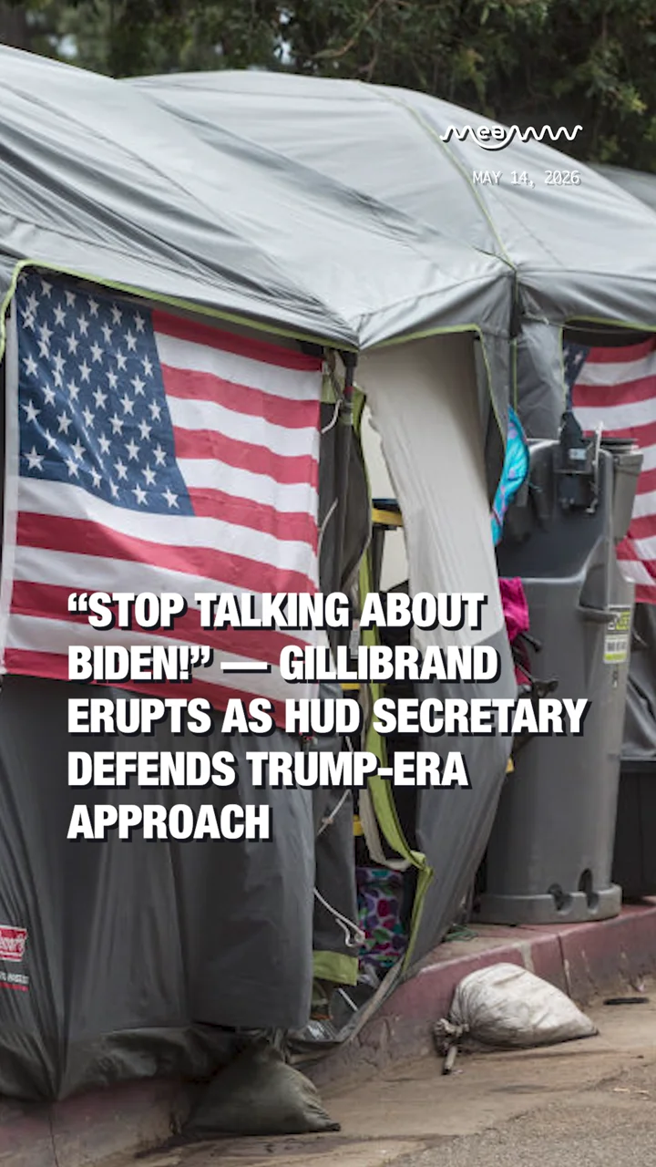 “Stop Talking About Biden!” — Gillibrand Erupts as HUD Secretary Defends Trump-Era Approach